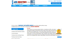Desktop Screenshot of jayaindustriesgroup.com